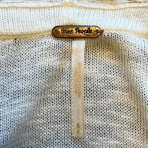 Free People White Drapey Cardigan - Picture 2 of 16